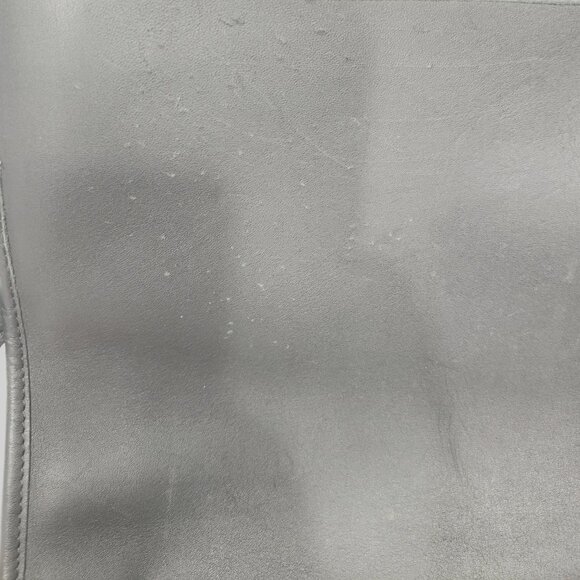 REVE  Black Leather Attache Laptop Messenger Bag - Picture 9 of 10